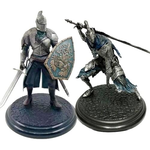 Dark Souls Figure Bonfire Led The Abysswalker LIT Light-up Crystal Lizard Black Faraam Knight Sculpt Artorias Action Figure
