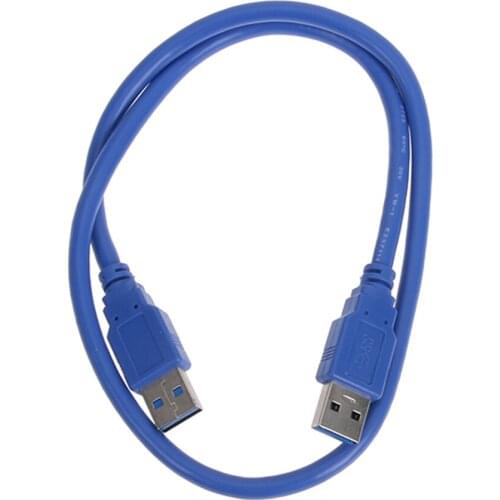 USB Type A to USB Type A Cable USB A Male to USB A Male Cord for PCie Riser BTC Miner Mining 0.6m Dropshipping