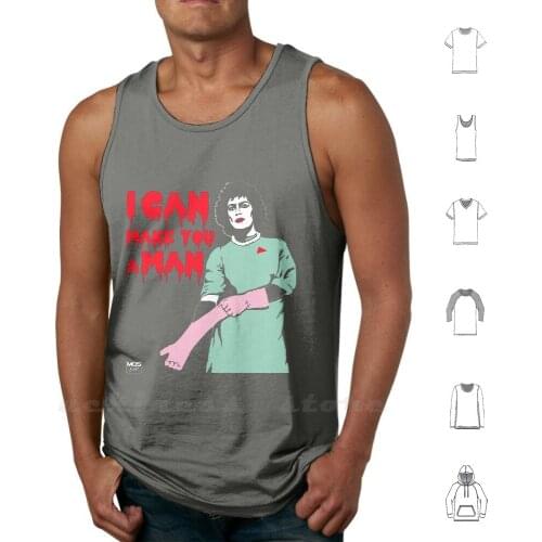 I Can Make You A Man Tank Tops Vest Sleeveless Horror Picture Show Horror Frank Furter Riff Raff Magenta Tim