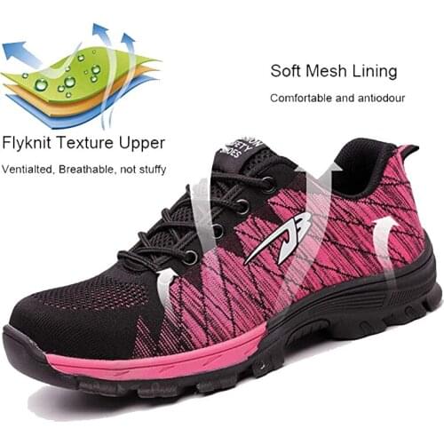 Men Boots Winter Safety Shoes Steel Toe Caps Working Boot Safety Shoes Outdoors Male Site Tooling Ankle Boots Women Free Ship