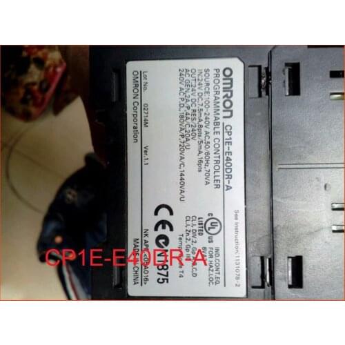 New Original Programmable Logic controller CP1E-E40DR-A AC100-240V CP1E E40DR