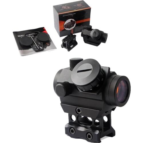 Magorui Tactics T1G Red Dot 1X20 Sights Reflex With 20mm Rail Mount & Increase Riser glock hunting