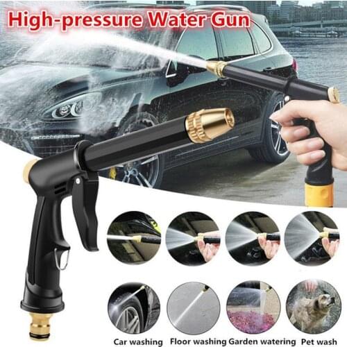 Portable High-pressure Water Gun To Clean The Car Garden Watering Multiple Modes of Nozzles with Long Range and Large Water Flow