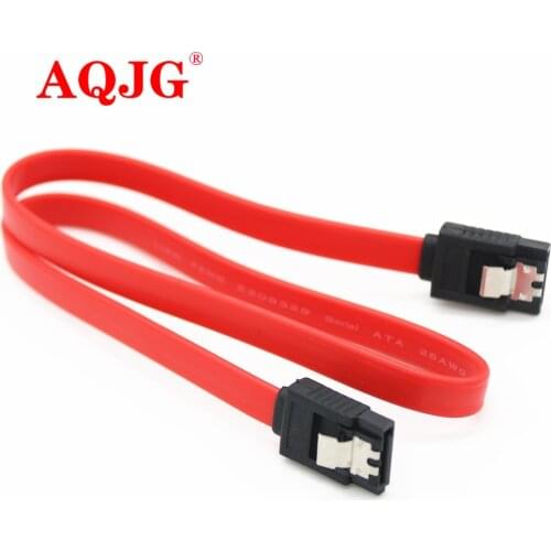 Straight Right Angle 6Gbps 30CM 50CM SATA 3.0 Cable 6GB/s SATA III SATA 3 Cable Flat Data Cord Super Speed for HDD SSD