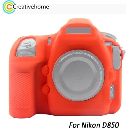 PULUZ For Nikon D850 Case Soft Silicone Protective Housing Back Cover Case for Nikon D850 DSLR Camera Accessories