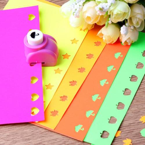 DIY Five Color Paper Sticker Album Handmade Self-adhesive Embossed Paper Production Graphic Decorative Photo Album Scrapbook