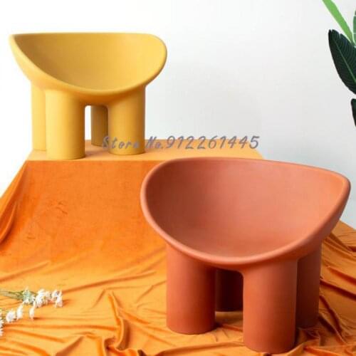 Nordic Designer Elephant Leg Chair Ins Net Celebrity Homestay Single Sofa Chair Lazy Creative Outdoor Lounge Chair