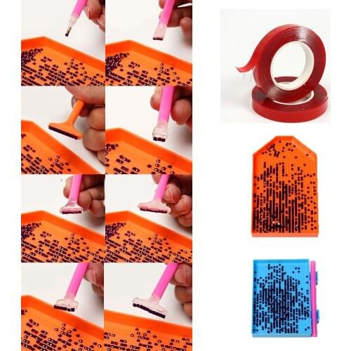 Rhinestone Picture Tape Pen Correction Pen for Sticking up Rhinestone for Fast Sticking Rhinestone Fast Stick Drill Pen