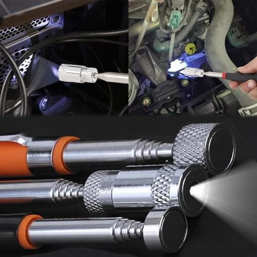 Miniature Portable Magnet Pen Tool Retractable Picking Rod Picking Up Screws Nuts and Bolts Practical Car Repair Tools