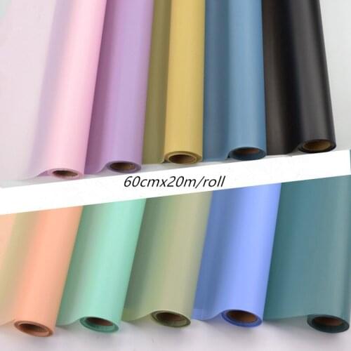 60cmx20m/roll Waterproof Flower Bouquet Wrapping Paper Florist Packaging Paper Material Wedding Festival Party Supply