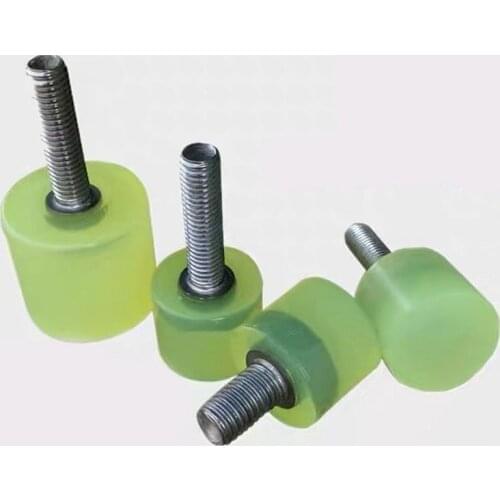 1pcs M14 M16 polyurethane cushion screw bolt PU round rubberized shock-absorbing pressure block screws bolts
