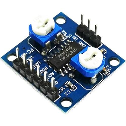 1PCS PAM8406 Digital Amplifier Board With Volume Potentiometer 5Wx2 Stereo
