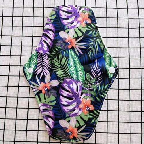 6pcs Resuable Waterproof Regular Flow Menstrual Cloth Mama Sanitary Napkin Pads