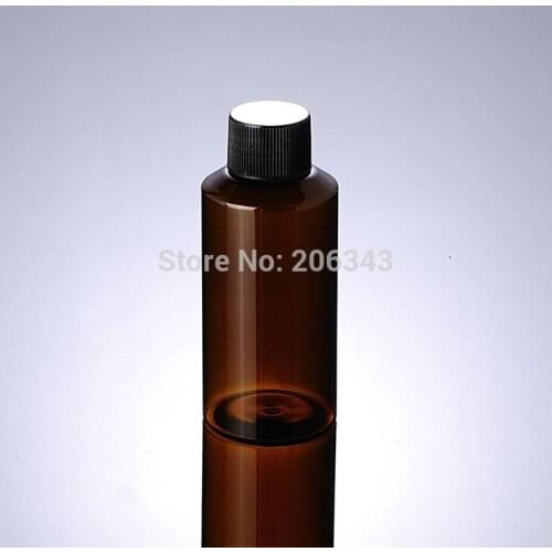 100ml BROWN /GREEN PET BOTTLE or toilet water bottle or lotion bottle with small black lid and plastic stopper inside