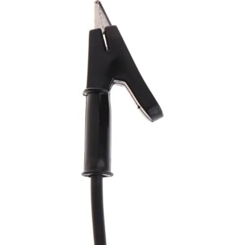 2pcs 4mm Banana Plug to Crocodile Alligator Clip Test Probe Lead Wire Cable 1m