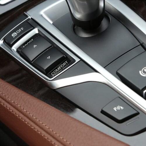 Car Central Control Panel Gear Trim Strip for BMW 5 Series 11-17 5 Series GT 10-17 X3 X4 11-17 7 Series 09-15 Auto Decorative