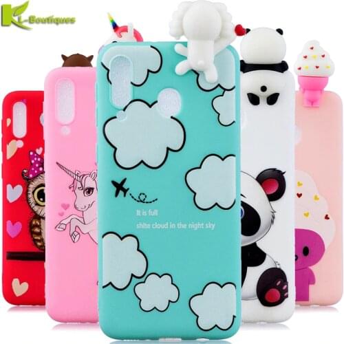 For Samsung A50 Phone Case on for Samsung Galaxy A10 A30 A40 A50 A70 M10 M20 M30 Cover 3D Doll Toy Cartoon Silicon Soft TPU Case