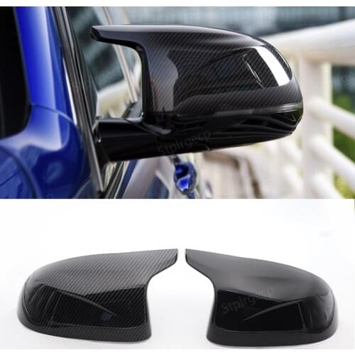 Black M Style Cover for BMW F25 X3 F26 X4 F15 X5 F16 X6 Rear Mirror Cap 2014 2015 2016 2017 2018