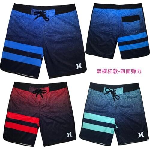 Four-side stretch sports surf shorts for the summer of 2020 casual loose speed dry beach pants fishing pants