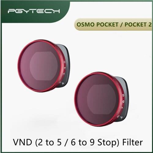 DJI PGYTECH VND Filter 2 to 5 & 6 to 9 Stop Original Accessories for Reduce Light Entering Choose Exposure Increase Motion Blur