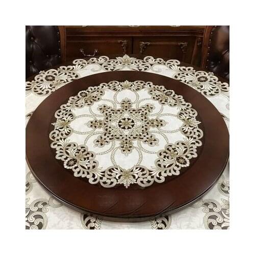 HAPPYNICELADY Satin Tablecloths On The Table