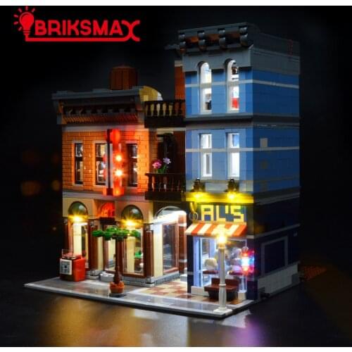 BriksMax Led Light Kit For 10246 Creator City Street Detectives Office