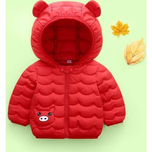 2020 Autumn Winter Girls Jacket For Boys Girls Baby Lightweight Candy Casual Warm Kids Jacket Clothes red Clothes