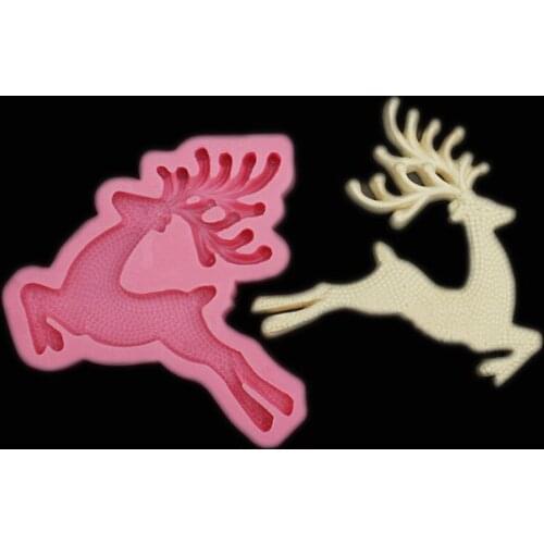 Luyou 3D Deer Shape silicone mold fondant mold cake decorating tools chocolate gumpaste mold FM098