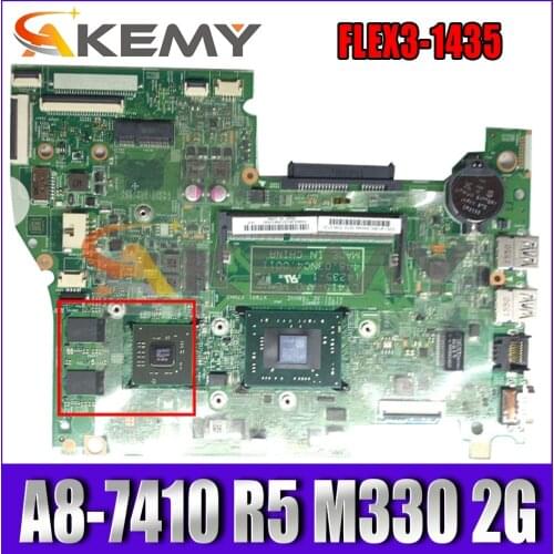 Akemy For Lenovo IdeaPad FLEX3-1435 Laptop Motherboard 448.03N04.0011 CPU A8-7410 GPU R5 M330 2G 100% Test Work
