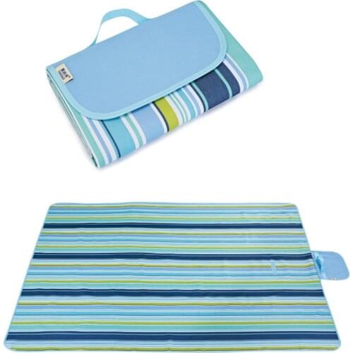 Camping Picnic Blanket Beach Mat Sandproof Waterproof Portable Travel Blanket Play Mat for Outdoor Indoor Beach BBQ Park Grass