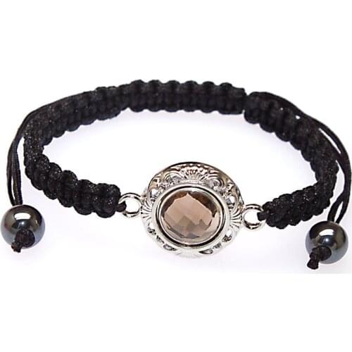 12pcs wholesale DIY charm bracelets braided bracelets with 1 round for Kameleon bracelets ( insert jewelpop not including )