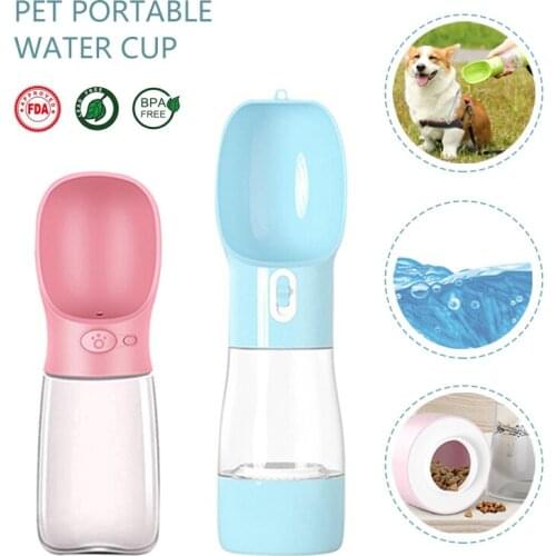 Portable Dog Water Bottle For Small Medium Dogs Travel Puppy Cat Drinking Bowl Outdoor Pet Water Dispenser Feeder Pet Supplies