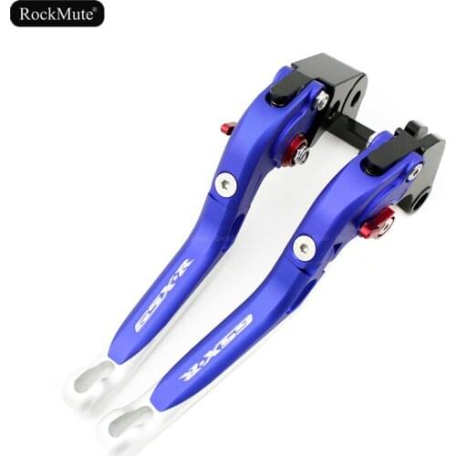 Brake Clutch Levers For Suzuki GSX1300R Hayabusa 1999-2007/2008-2020 GSX250R 2018-2019 Motorcycle Folding Extendable Leaver Blue