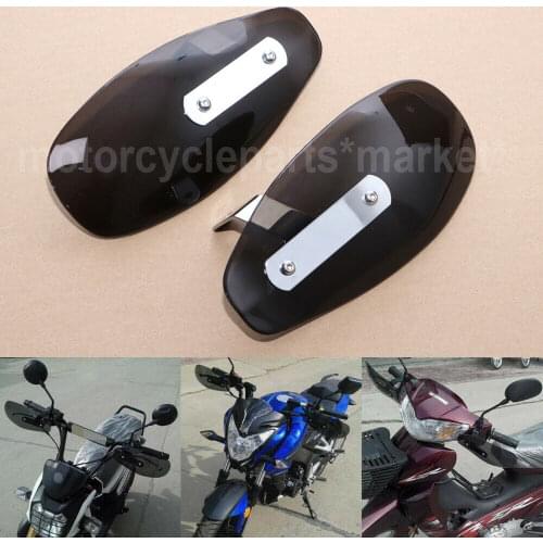 Universal Motorcycle Hand Guard Protector Cold Wind Deflector Shield 8mm 10mm For Harley Sportster XL 883 1200 Honda Ducati