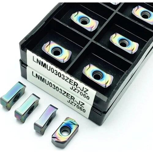 High quality LNMU0303ZER milling cutter CNC lathe turning tool cutting hardened steel blade original fast feed tool parts