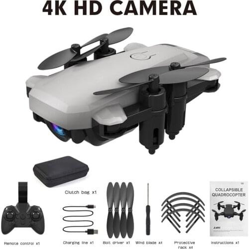 WIFI FPV 720P/1080P/4K HD Camera Foldable Mini RC Drone Quadcopter Remote Control Drone Aerial Photography Aircraft Toy