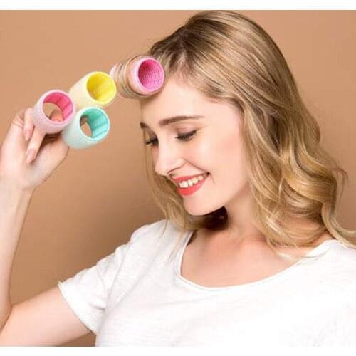 Hair Rollers Self Grip Hair Curlers 10Pcs Hair Roller Heatless Curling Rod Lazy Curler Headband Hair Styling Tools