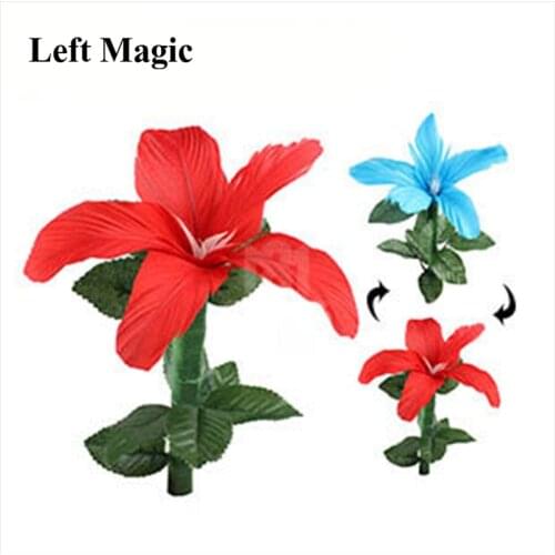 Quick Color Changing Flowers Magic Tricks For Professional Magician Stage Close Up Gimmick Props Comedy