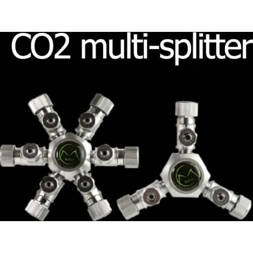Carbon dioxide multi-way shunt splitter CO2 multi-split
