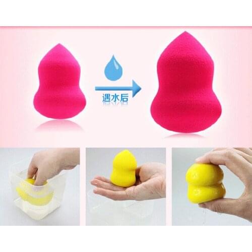 Cucurbit Shape dry wet amphibious face powder puff sponge as facial cosmetic puff makeup cotton for beauty make up sponge
