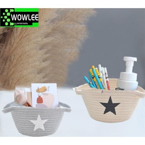 Nordic Linen Storage Baskets Foldable Organizer Baby Kids Child Clothes Toys Candy Gadgets Holder bag Case Belly Basket
