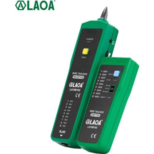 LAOA professional anti-burning multifunctional anti-interference line finder, network line tester, telephone line checker