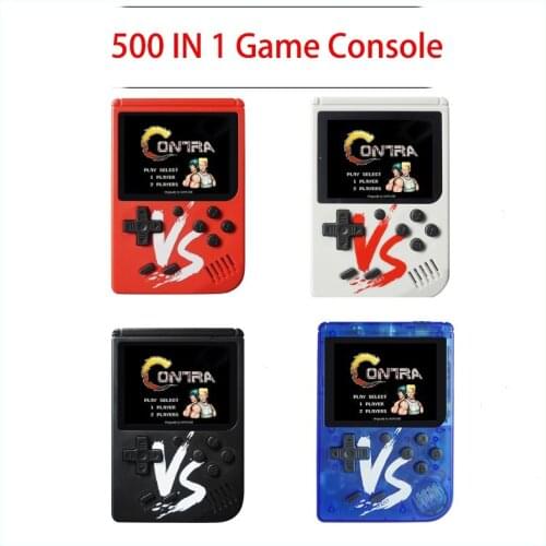 S ROBOT Handheld Game Players 500 IN 1 Retro Video Game Console Handheld Mini Handheld Player for Kids