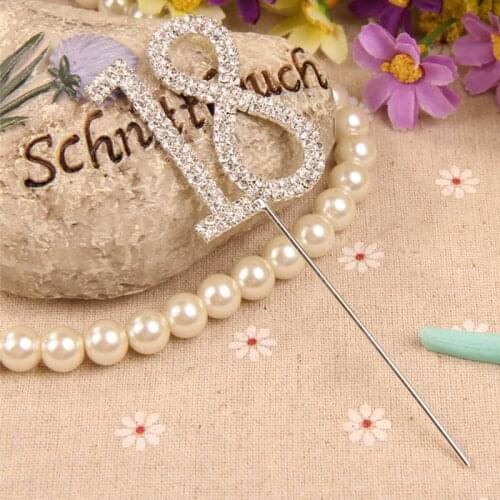 Rhinestone Crystal Flase Diamond Flash Dual Cake Toppers Number 18 /30~80 Cake Birthday Party Decoration