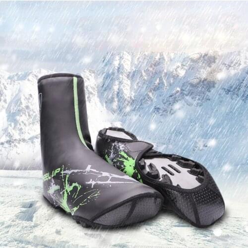 Cycling Overshoes Winter MTB Mountain Road Bike Shoe Covers Ultralight Waterproof Windproof Warm Cover Reflective