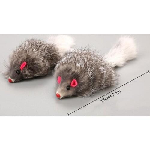 1PCS Legendog Mouse Cat Toy Interactive Lifelike Kitten Rat Toy Cat Play Mouse Pet Chew Mouse Simulation Toys Training Toys