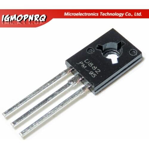 10pcs 2SD882P D882P D882 TO-126 amplifier for 3A 40V PNP new original