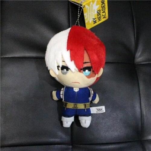 10pcs/lot My Hero Academia Anime Plush Keyring Pendant Doll Toy Izuku Bakugou Shoutotoy Soft Stuffed Dolls Gift 15CM