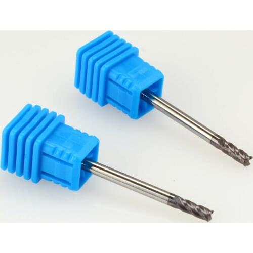 5pcs SLONS S200-4x4x50L HRC50 4mm shank tungsten carbide end mill carboneto final moinho for CNC machine