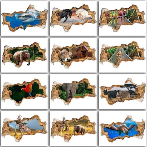 5D Diamond Painting animals kit horse giraffe home decor Full Round Diamond mosaic Full Square Diamond embroidery Cross stitch